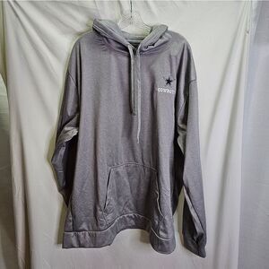 Dunbrooke Gray Dallas Cowboys Pullover Hooded Sweatshirt Size 3XL